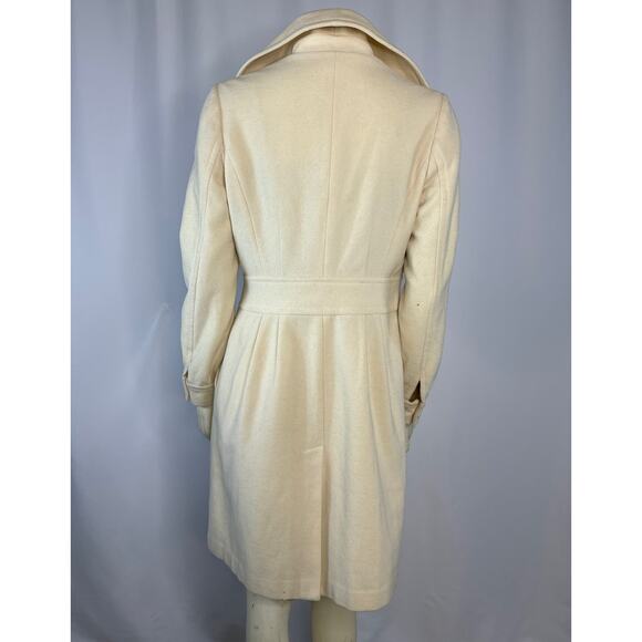 Retro Halogen fitted cream peacoat size medium - Picture 7 of 16